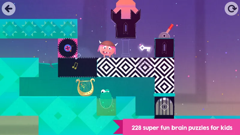 Thinkrolls: Kings and Queens — a colourful puzzle chamber with rolling characters and blocks